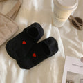 Love Pattern Cotton Women's Low-cut Liners Socks Female Invisible Socks