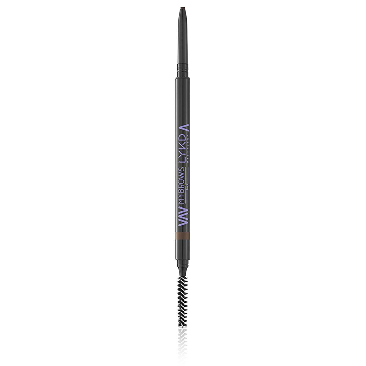LYKD Micro Eyebrow Pencil - 160 Chocolate Brown: Define & Shape for a Natural, Fuller Brow Look