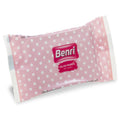 Benri Mini Wet Wipes 3-Pack: Paraben-Free, pH Balanced, Perfect for Travel & On-the-Go Cleansing