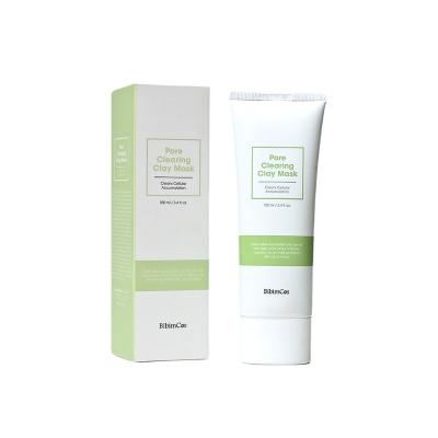 Bibimcos Pore Clearing Clay Mask - Natural Mineral Clay Mask for Deep Cleansing, Gentle Exfoliation, and Skin Renewal - 3.38 fl oz
