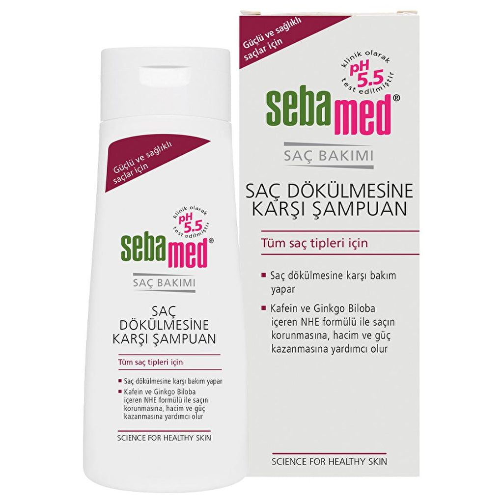 Sebamed Anti-Hair Loss Shampoo 400ml - Gentle, Caffeine & Ginkgo Biloba Enriched for Hair Loss Prevention