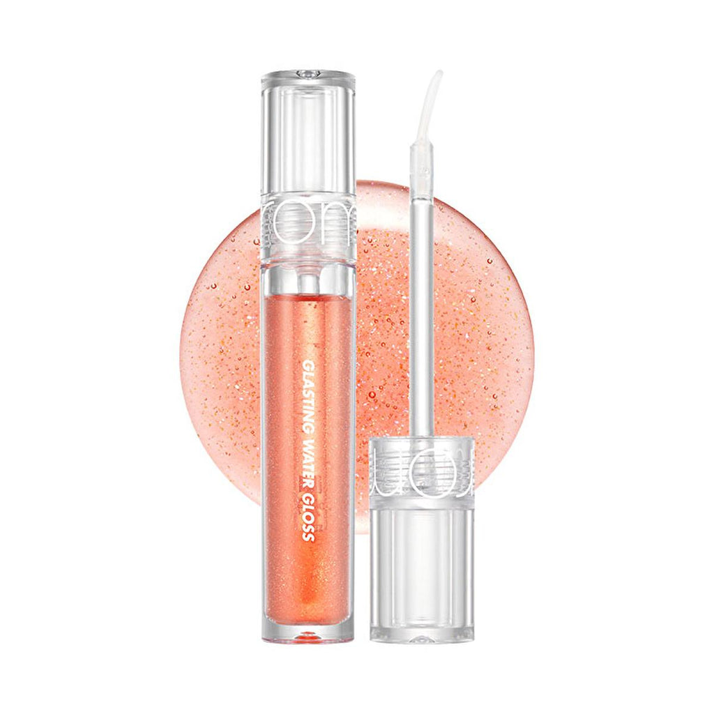 rom&nd Glasting Water Gloss - Shiny, Moisturizing Lip Gloss for High-Shine Finish