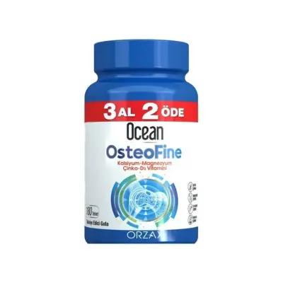 Orzax Ocean Osteofine Dietary Supplement for Bone Health - 180 Tablets with Calcium, Magnesium & Vitamin D