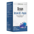 Ocean Digestive Supplement - Betain HCl + Pepsin 120 Tablets for Stomach Acid Support