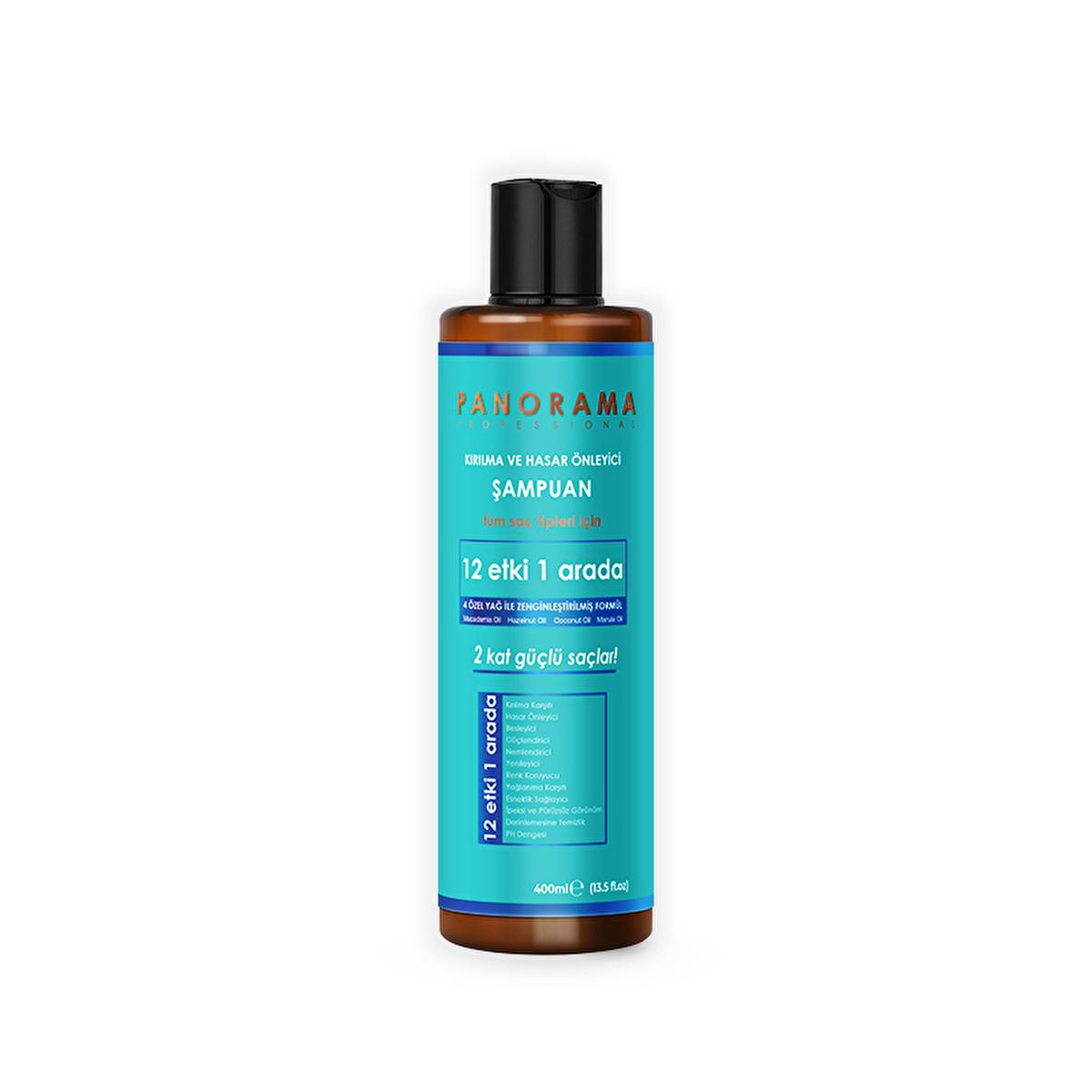 Panorama Professional Hair Care Shampoo - Anti-Breakage, Nourishing, and Damage Repair Shampoo for Damaged Hair