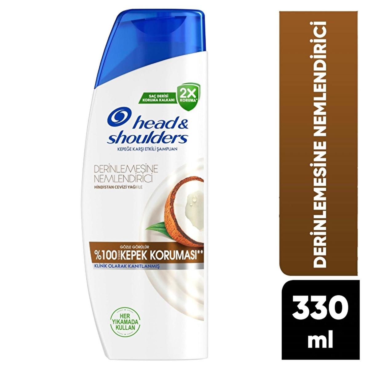 Head & Shoulders Anti-Dandruff Shampoo with Coconut Oil - Moisturizing, Dermatologically Tested - 11.16 fl oz