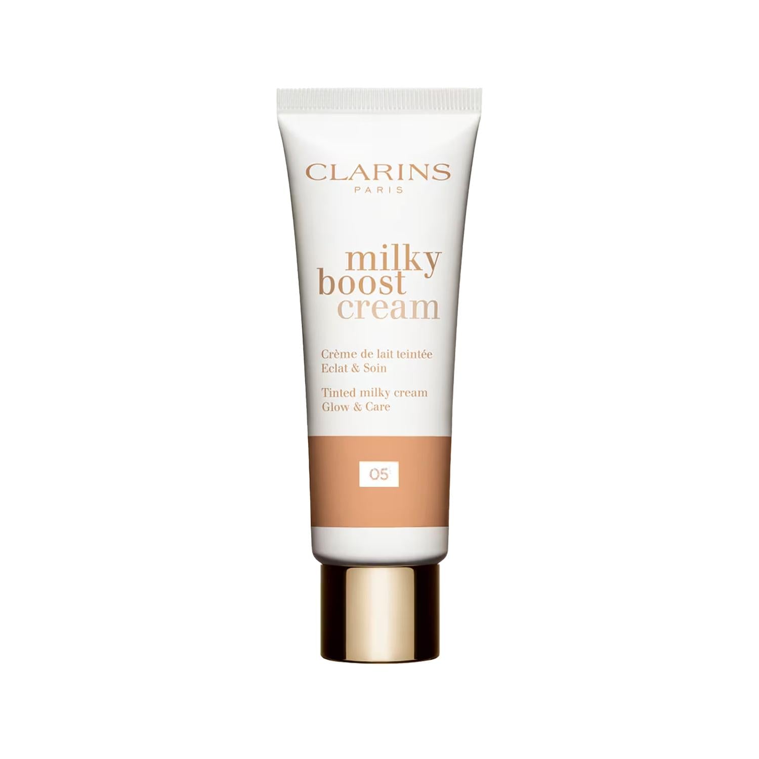 Clarins Milky Boost Cream BB 05: Lightweight, Moisturizing BB Cream for Natural, Even Skin Tone - Hydrating Tinted Moisturizer