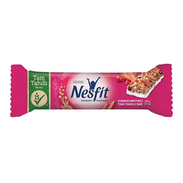 Nestlé Nesfit Red Fruit Flavored Whole Grain Energy Bar - Nutritious Snack or Breakfast Supplement