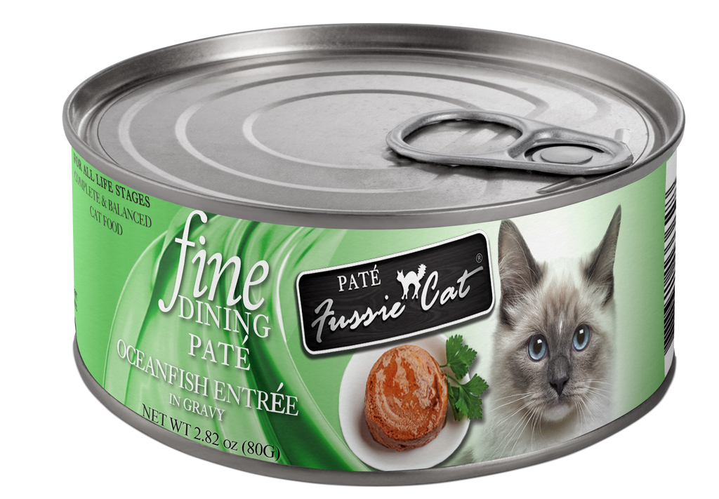 Fussie Cat Fine Dining - Pate - Oceanfish Entree in gravy (2.82oz)