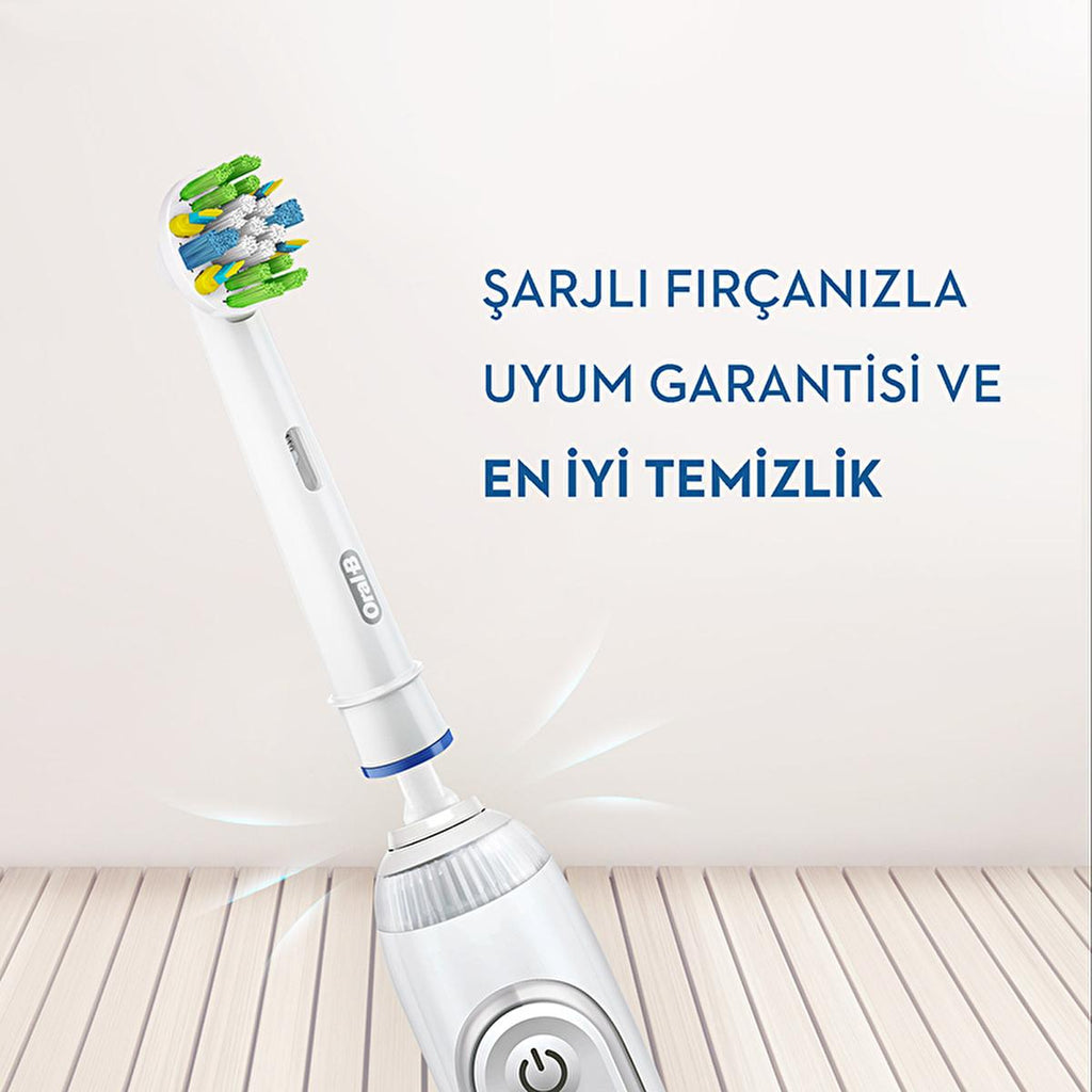 Oral-B Floss Action Replacement Toothbrush Heads (2-Pack) - MicroPulse Bristles, CleanMaximizer Technology