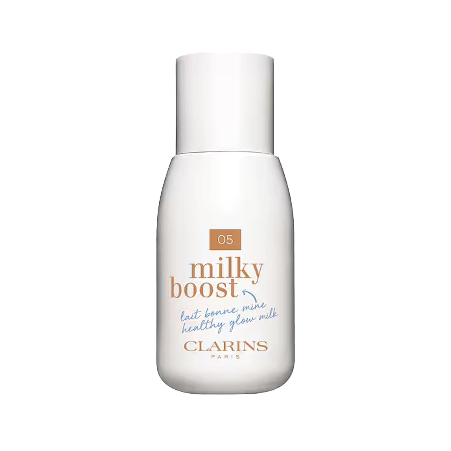 Clarins Milky Boost Cream BB 05 (50ml): Light Coverage, Moisturizing, & Evens Skin Tone for a Natural, Radiant Complexion