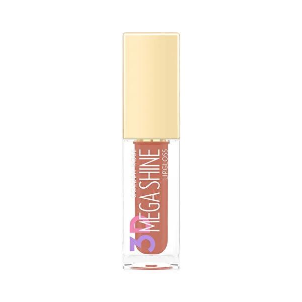 Golden Rose 3D Mega Shine Lip Gloss No:104 - Moisturizing, Shiny Lip Gloss for Fuller Lips