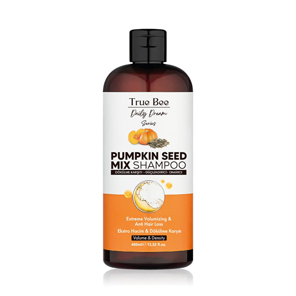 True Bee Daily Dream: Pumpkin Seed Oil Shampoo for Hair Loss, Repair & Growth | Natural, Nourishing & Strengthening - 400 ml