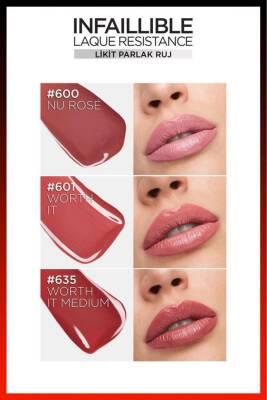 L'Oreal Paris Infallible Liquid Lipstick - 520 Berry Bordeaux: Long Lasting, Intense Color, Glossy Finish Liquid Lipstick
