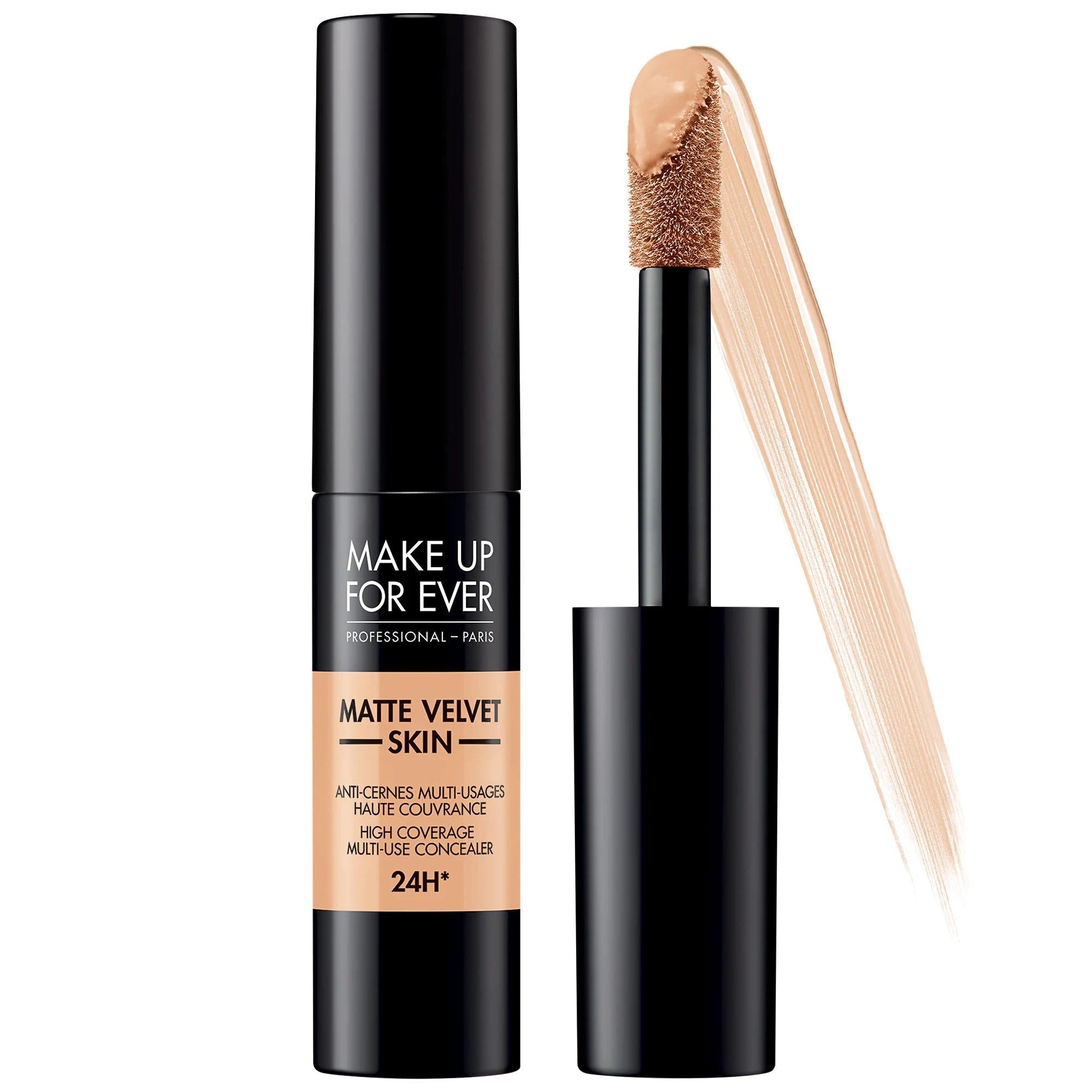 Matte Velvet Skin: High Coverage, 24-Hour Waterproof Concealer - Full Coverage, Transfer-Proof, Multi-Use Contour Concealer