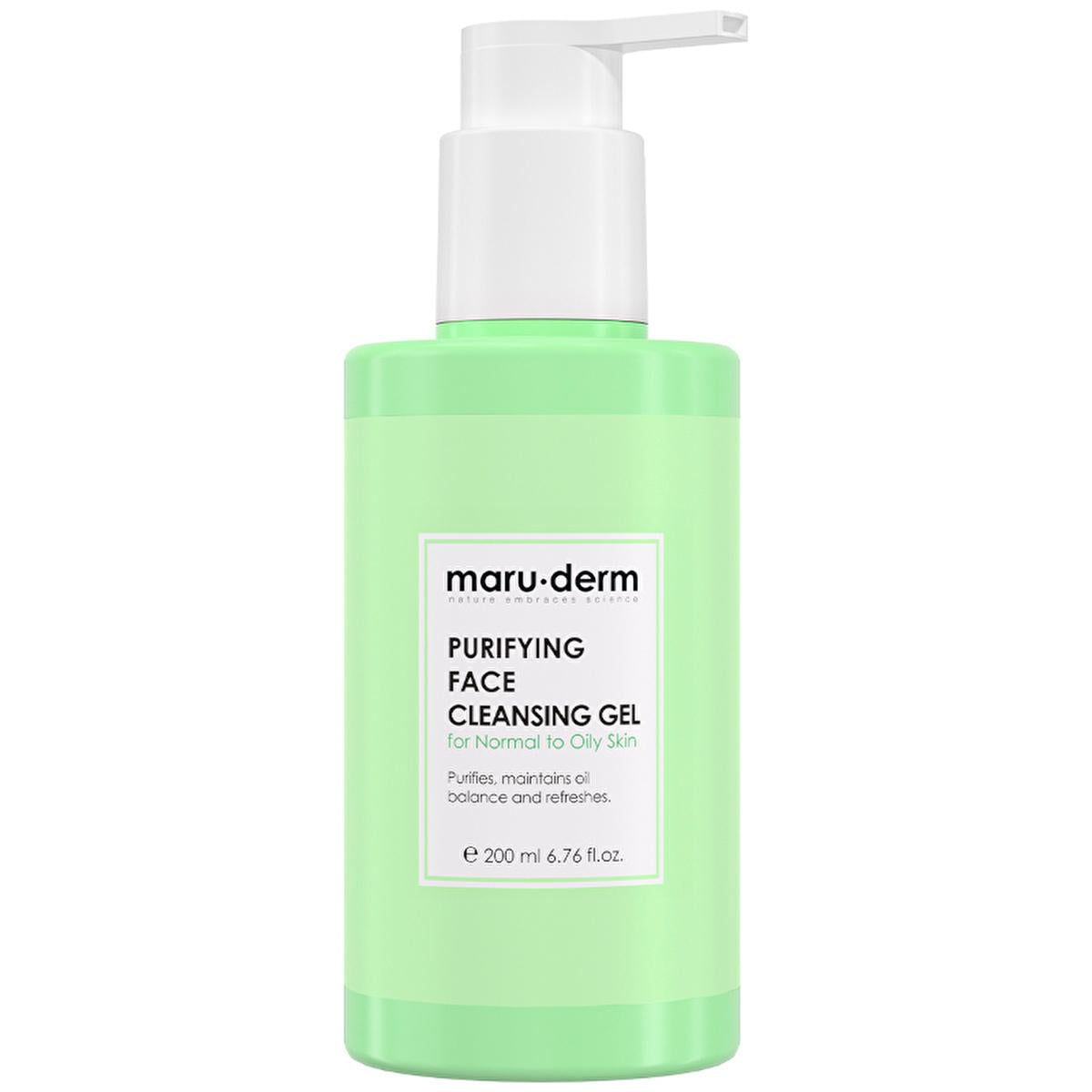 Maruderm Salicylic Acid Face Wash: Gentle Exfoliating Cleanser for Oily & Combination Skin - Pore Cleansing, SLES & Paraben Free, 6.76 fl oz