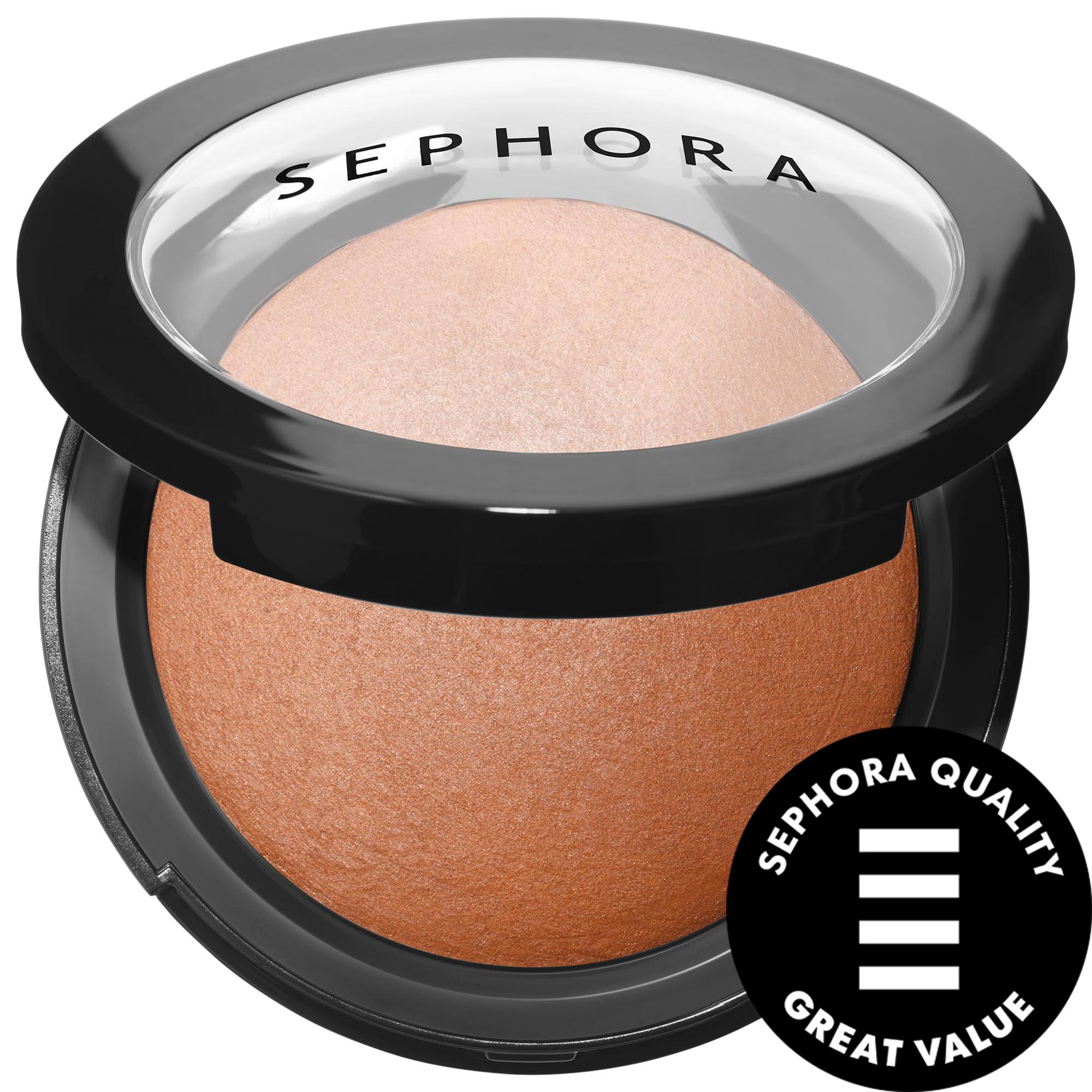 Sephora Collection Microsmooth Baked Face Powder Foundation: Light Buildable Coverage, Clean Beauty, Non-Comedogenic, Cruelty-Free