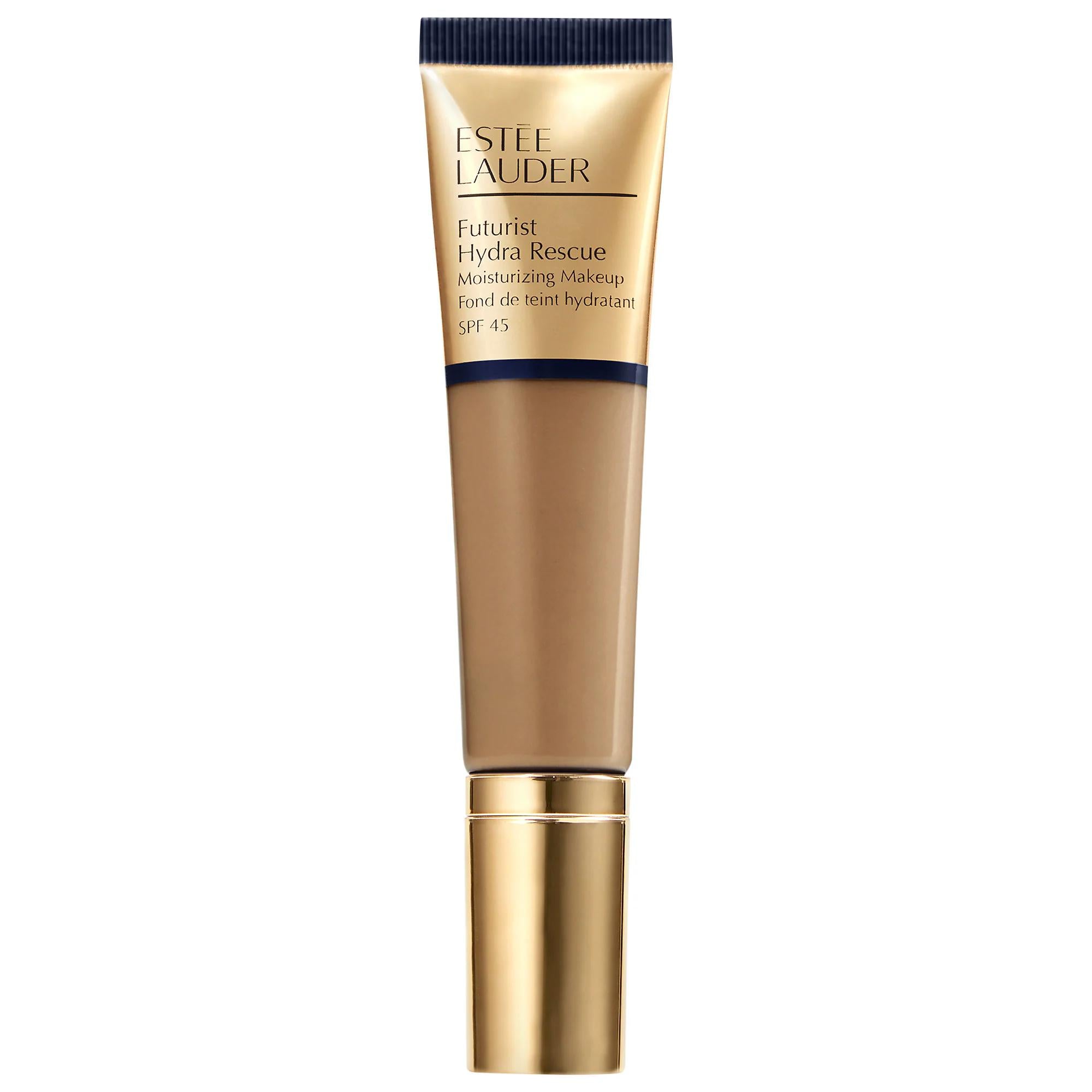 EstŽe Lauder Futurist Hydra Rescue Moisturizing Foundation SPF 45: Radiant Finish, Hydrating, Long-Lasting Coverage & Blue Light Protection