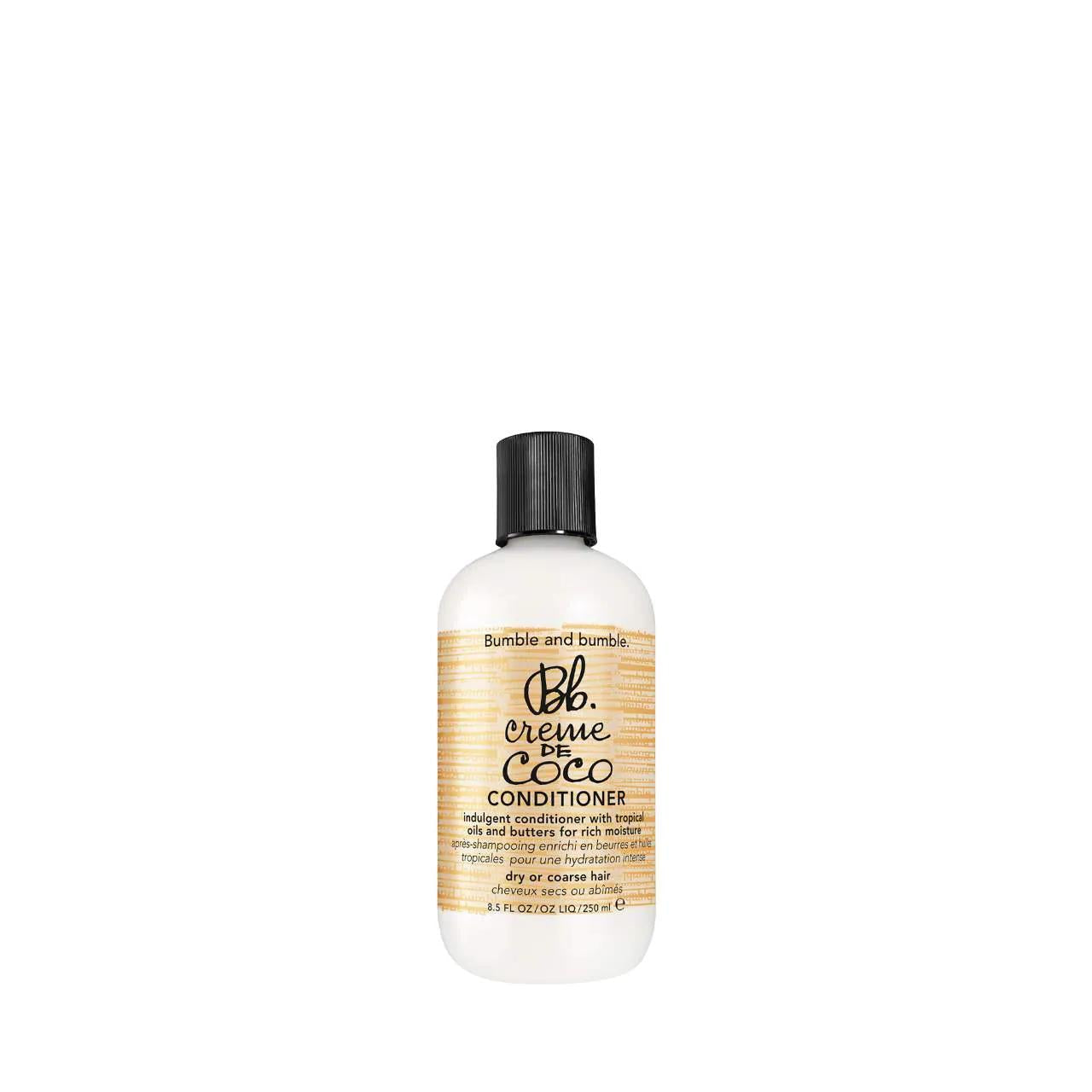 Creme de Coco Coconut Conditioner for Wavy & Curly Hair - Hydrating, Paraben-Free, Frizz Reduction