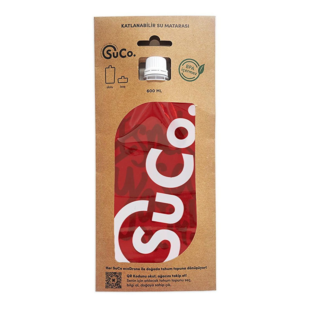 SuCo Collapsible Water Bottle - 600ml, BPA-Free, Eco-Friendly Hydration Solution