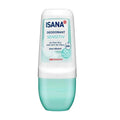 Isana Aloe Vera Deodorant Roll On for Women - 24 Hour Protection, Aluminum-Free, Sensitive Skin Friendly