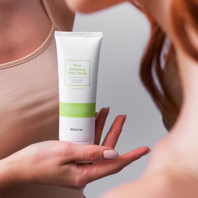 Bibimcos Pore Clearing Clay Mask - Natural Mineral Clay Mask for Deep Cleansing, Gentle Exfoliation, and Skin Renewal - 3.38 fl oz
