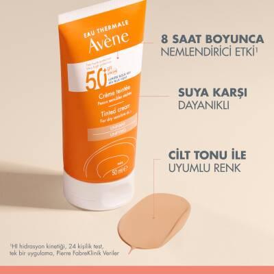 Avene Tinted Cream SPF50+ Unifying 50ml - Tinted Sunscreen Cream for Dry Skin with High SPF Protection