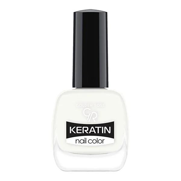 Golden Rose Keratin Nail Polish No:81 - Long-Lasting Nail Color with Keratin Enrichment