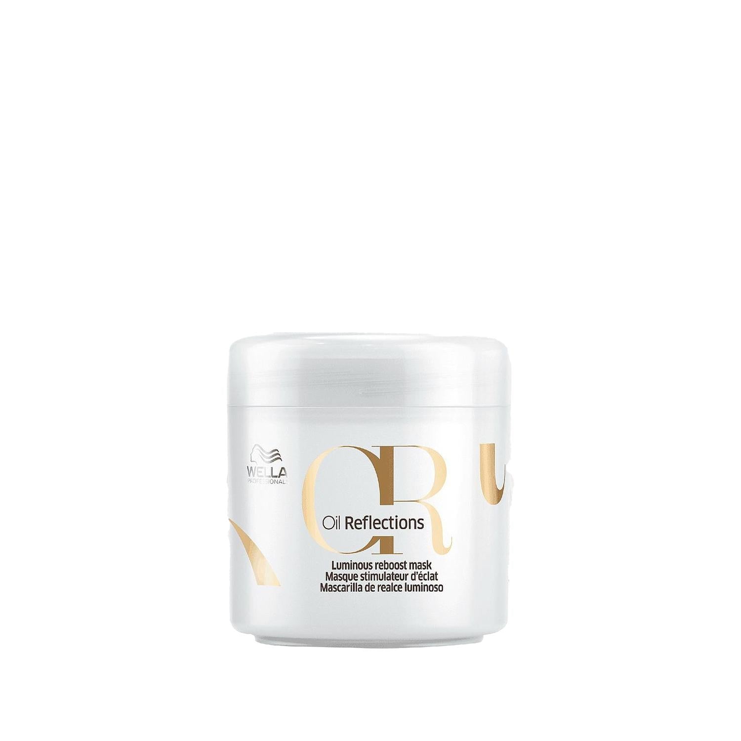 Wella Oil Reflections Luminous Reboost Hair Mask 150ml - Nourishing and Rejuvenating Hair Care for Dry or Damaged Hair