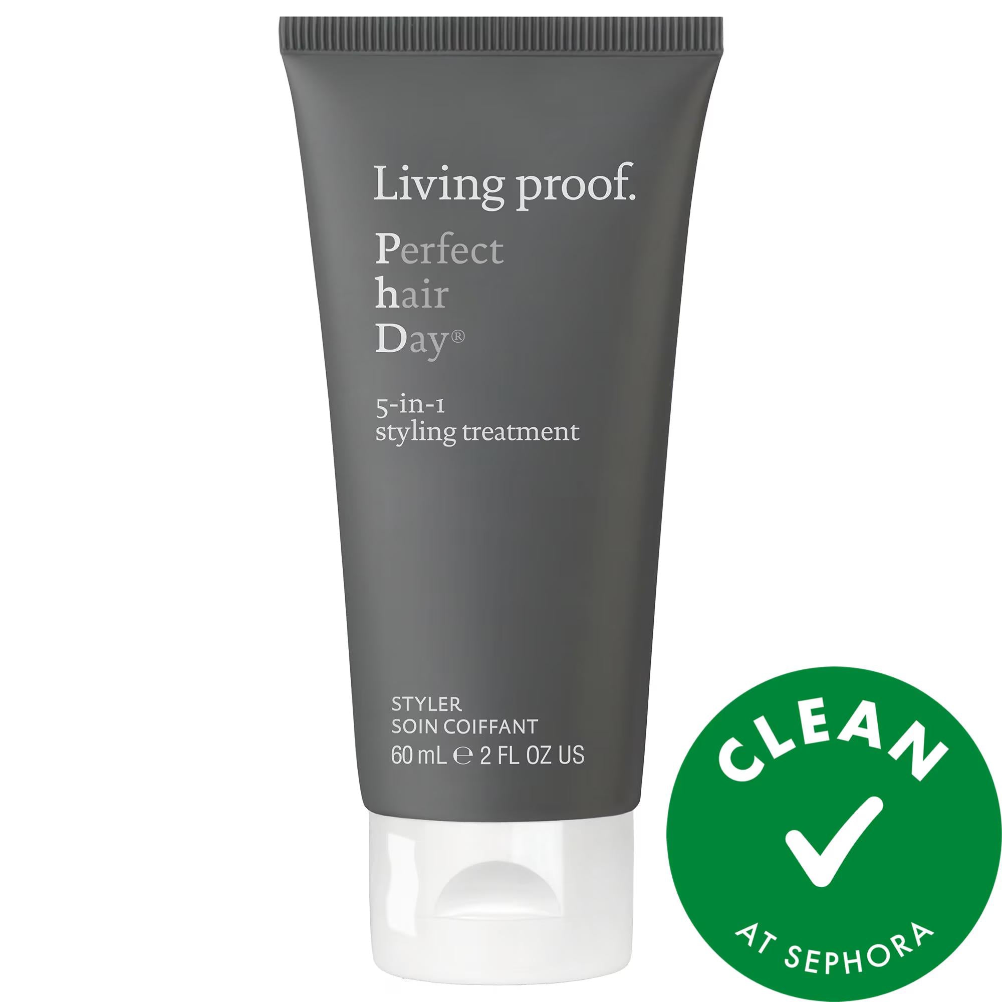 Living Proof Mini Perfect Hair Day (PhD) 5-in-1 Styling Treatment: Heat & UV Protection, Volumizing, Smoothing, Cruelty-Free