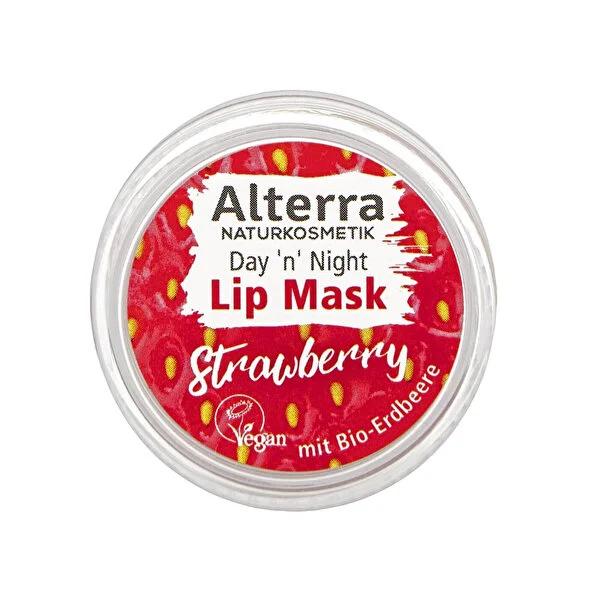 Alterra Lip Mask Day 'n' Night Strawberry 6g - Hydrating Lip Care for Dry Lips