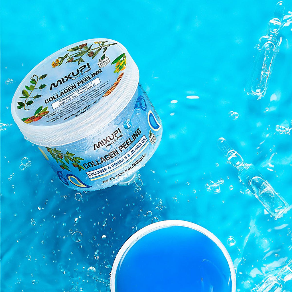 Mixup Hand & Foot Collagen Peeling for Healthy Nail Growth & Skin Exfoliation - 300g