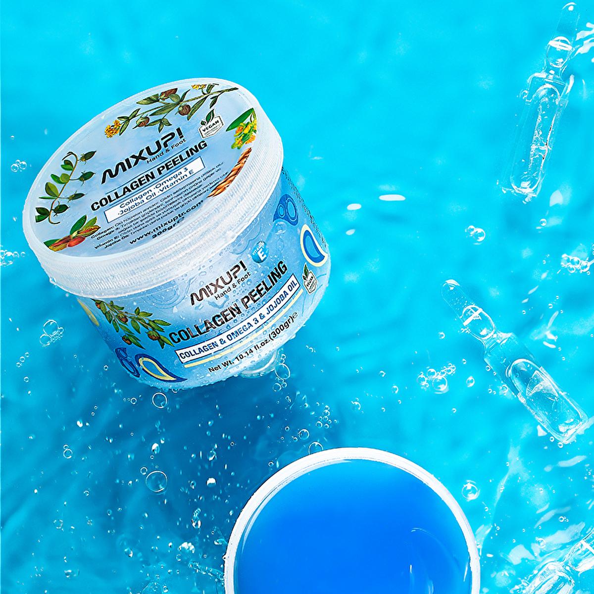 Mixup Hand & Foot Collagen Peeling for Healthy Nail Growth & Skin Exfoliation - 300g
