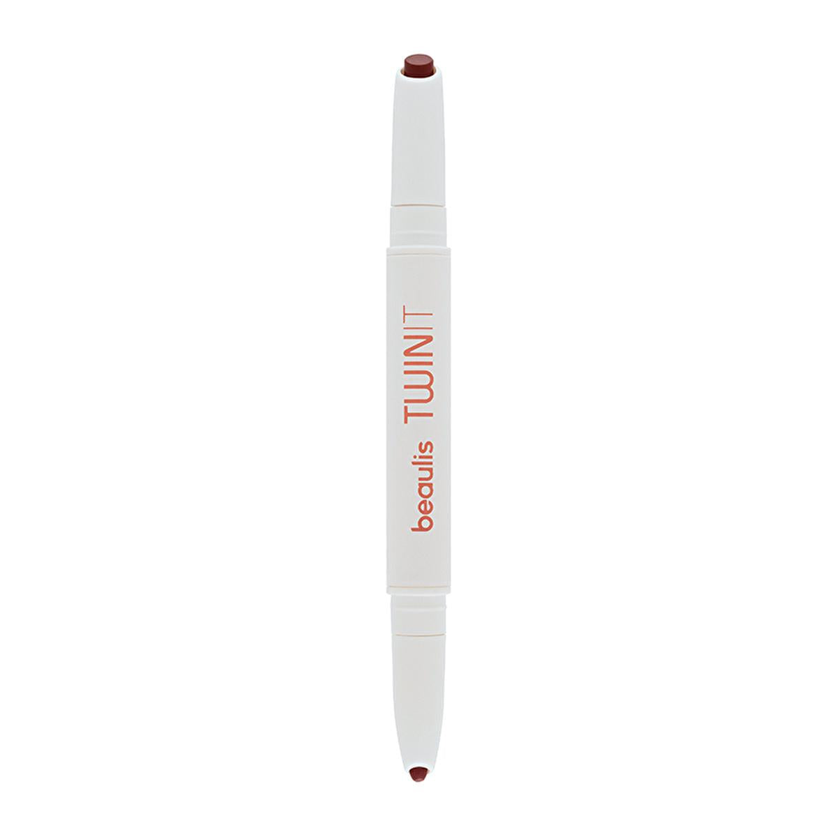 Beaulis Twin It Dual-Ended Lipstick & Lip Liner - Long Lasting, Coordinated Lip Makeup - 6 Color Options