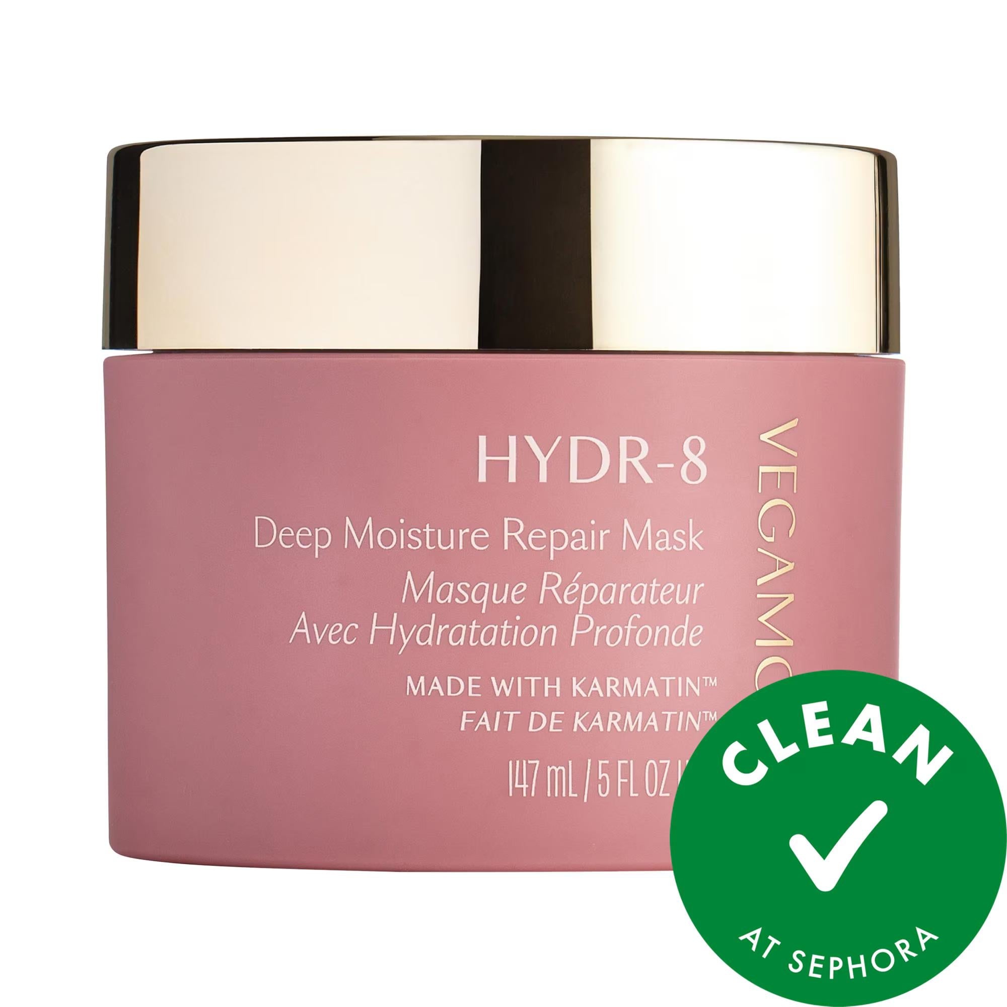 HYDR-8: Deep Moisture Repair Hair Mask - Vegan Treatment for Dry, Damaged Hair & Frizz Reduction | 15X Hydration & 3X Stronger Strands