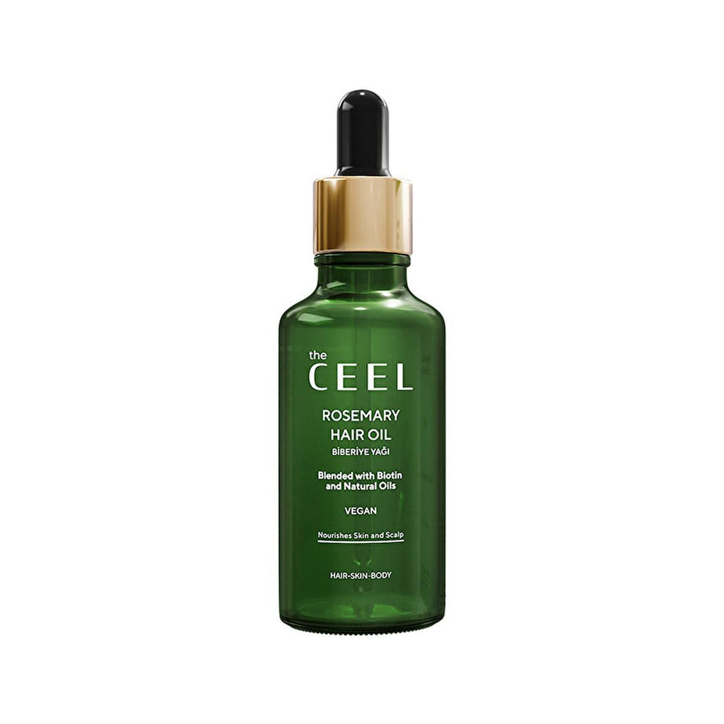 The Ceel Rosemary Oil Complex for Hair and Skin Care - Nourishes Hair, Skin, and Eyebrows with Natural Ingredients