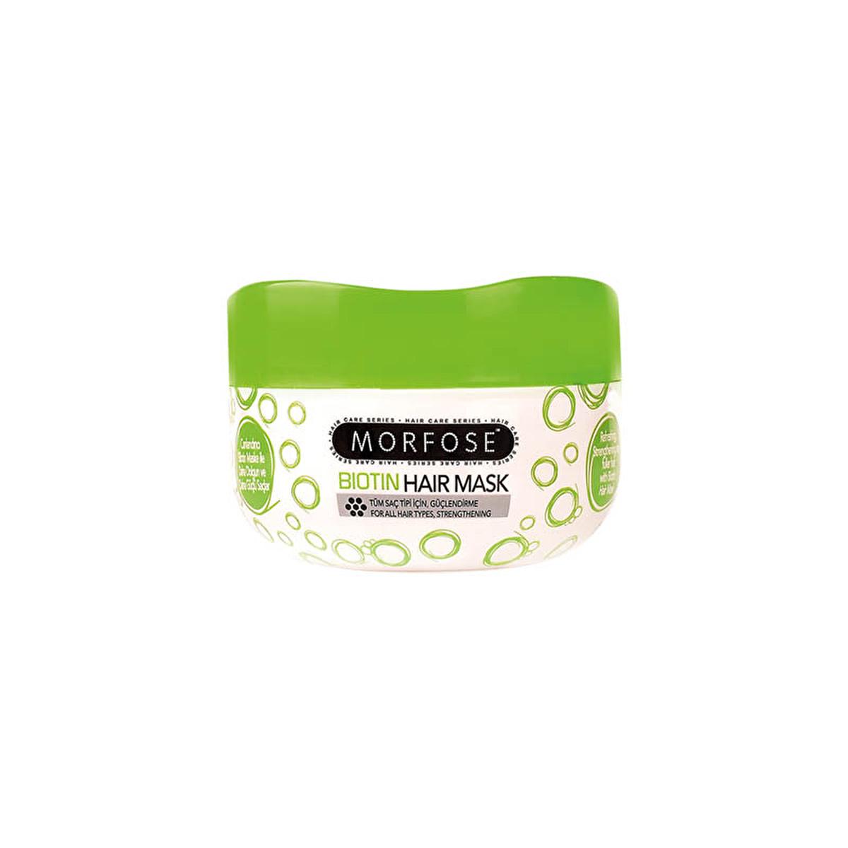Morfose Biotin Hair Mask: Nourishing Treatment for Hair Growth, Volume & Damage Repair - 250ml / 8.45 fl oz