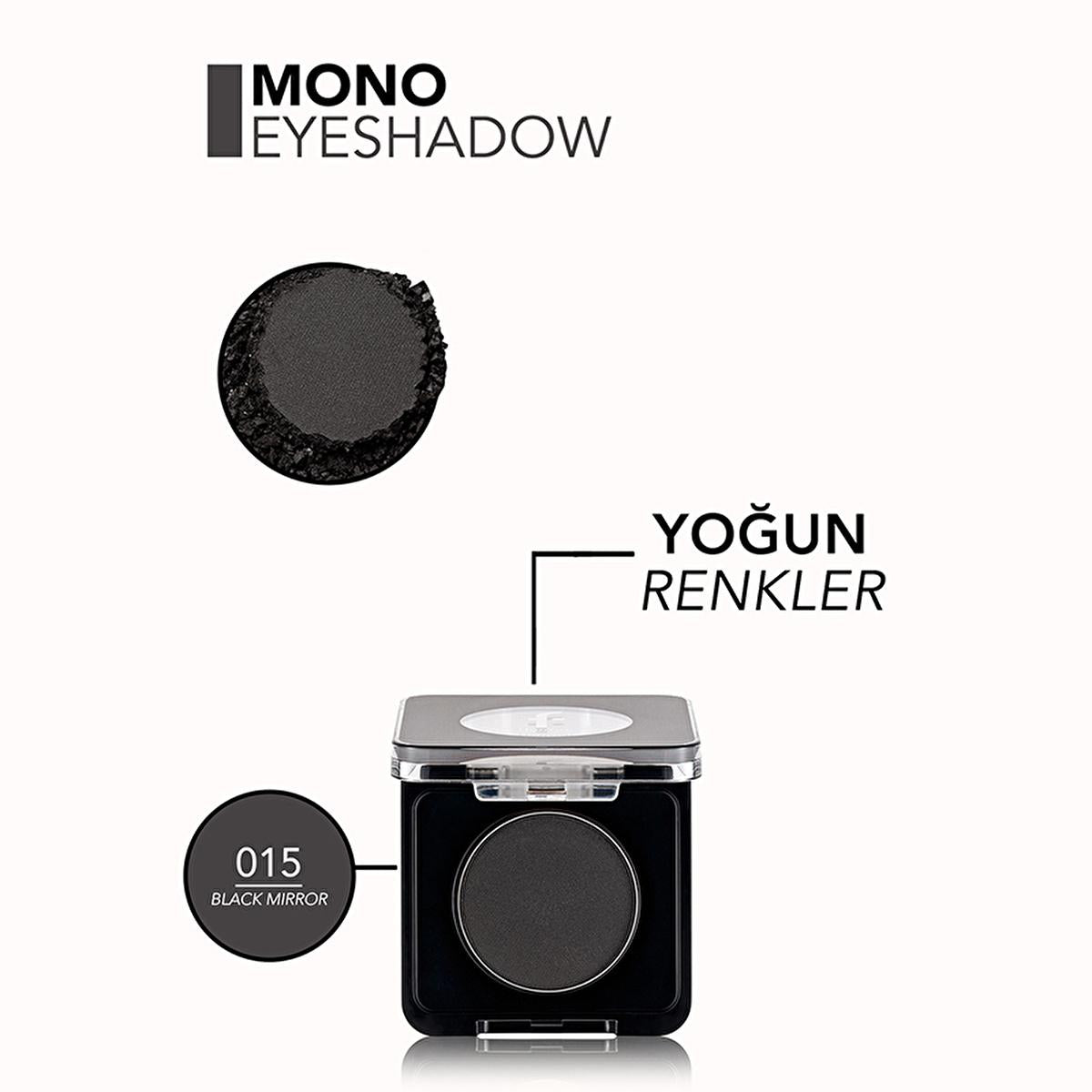 Flormar Mono Eye Shadow - High Pigment, Long-Lasting Compact Eye Makeup for Vibrant Color