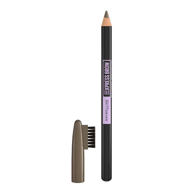 Maybelline Eyebrow Express Pencil 04 Medium Brown - Long-Lasting Eyebrow Pencil for Natural Look