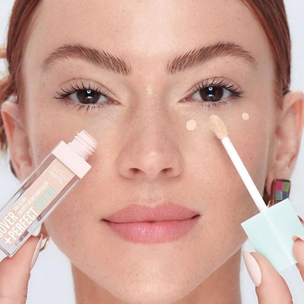 Show by Pastel Cover+Perfect Concealer SPF30 - High Coverage, Moisturizing, Long-Lasting Concealer for Flawless Finish