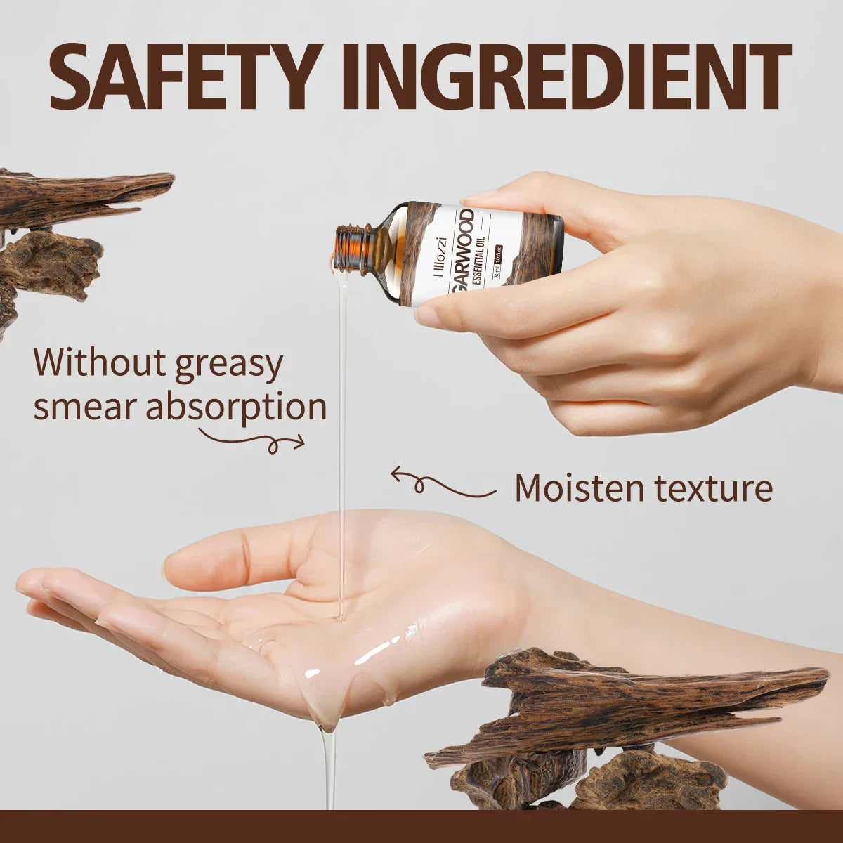30ml agarwood essential oil pure essential oil rich fragrance aromatherapy massage humidifier car DIY perfume