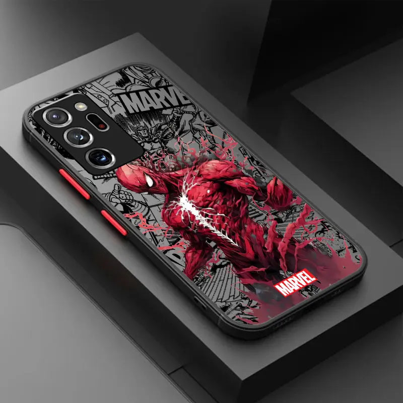 Spidermann Ironmann case for Samsung Galaxy Note 10 Plus 8 9 S21 S22 S23 S24 Ultra Note 20 Ultra