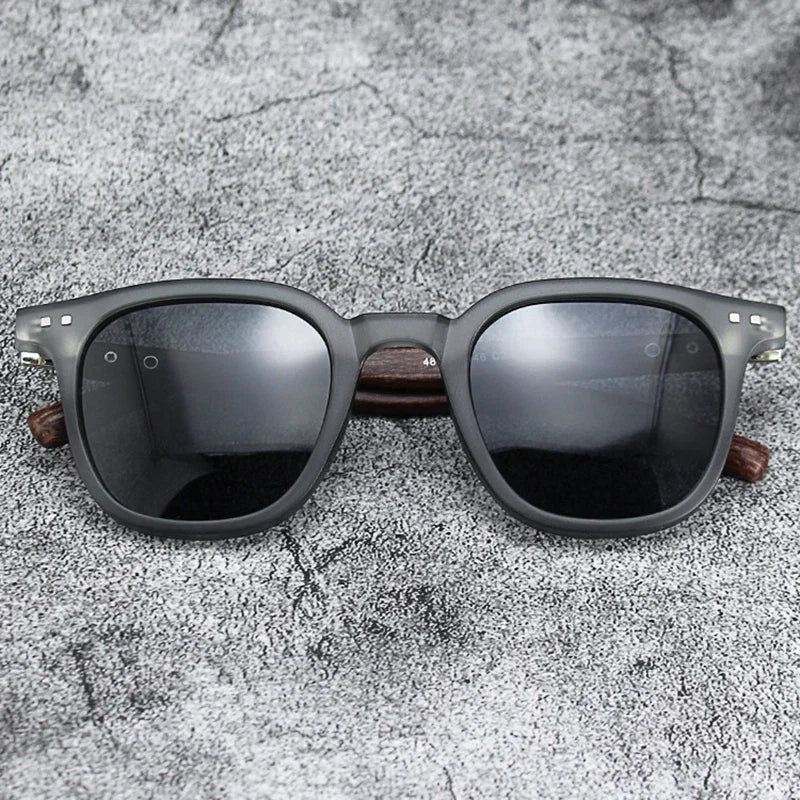 Men’s Vintage PC Frame Sunglasses - Classic Brand Driving Eyewear with Coating Lens