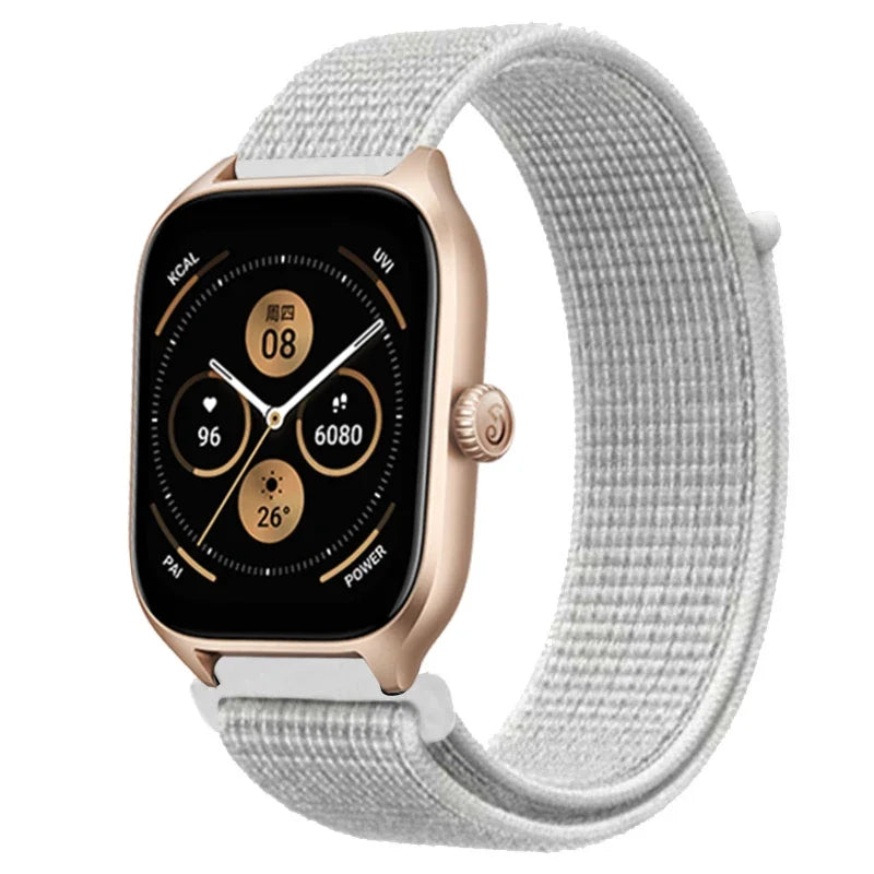 Loop Band For Amazfit GTS 4/3/2/2e Mini/GTR 4/3/Pro/GTR2/47mm/stratos Nylon 20mm/22mm Watch Bracelet Amazfit bip-U-S-lite strap