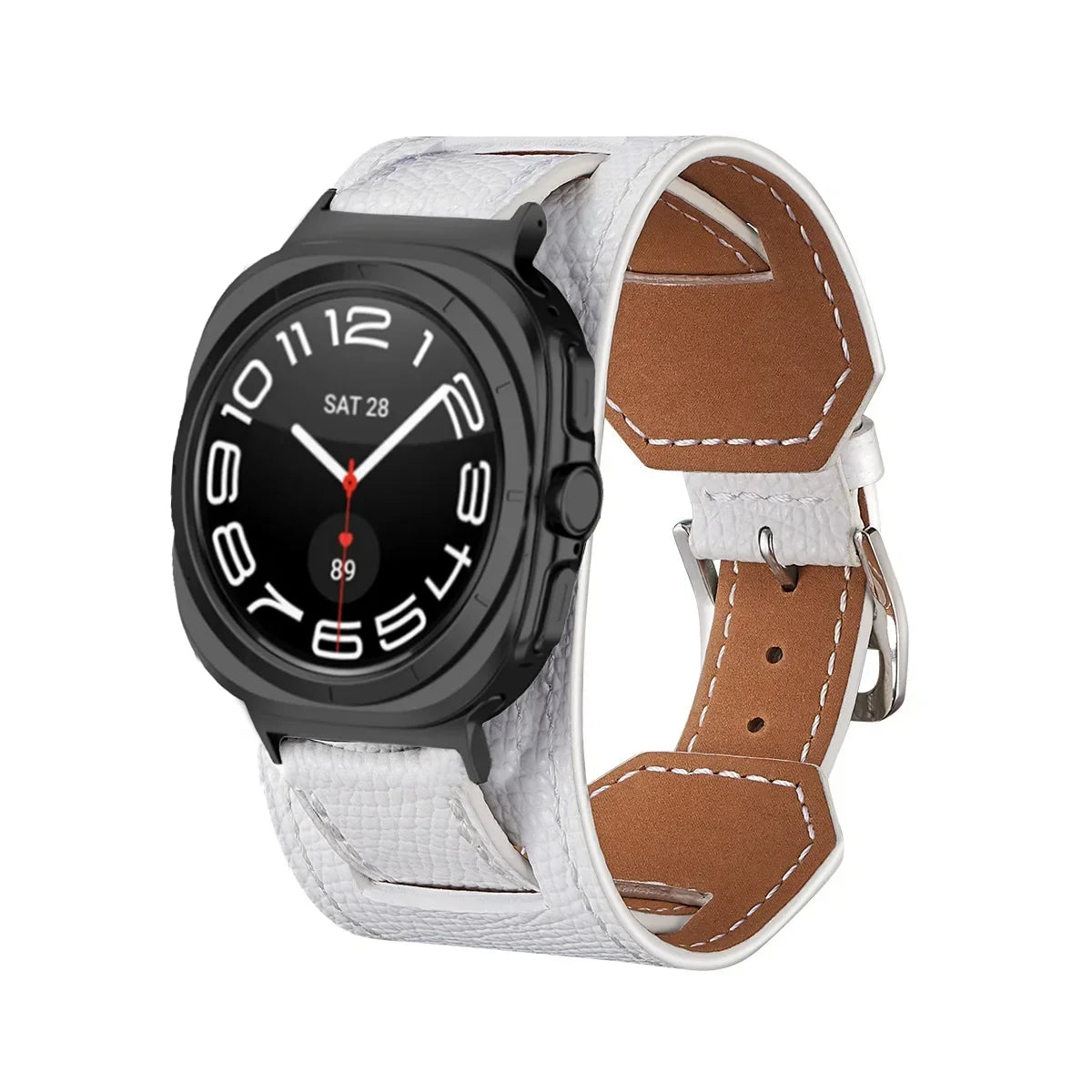 Premium Leather Band For Samsung Galaxy Watch Ultra 47mm Comfortable Bracelet Accessories Samsung Galaxy Watch 7 Ultra Wristband