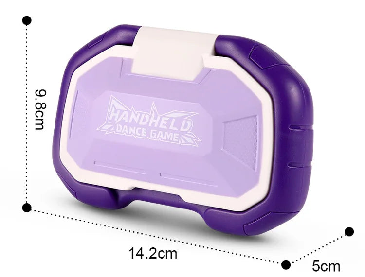 Push-button Quick Push Game Machine Toys Children Puzzles Decompression Music Level Games Breaking Handheld Flip Dancing Machine