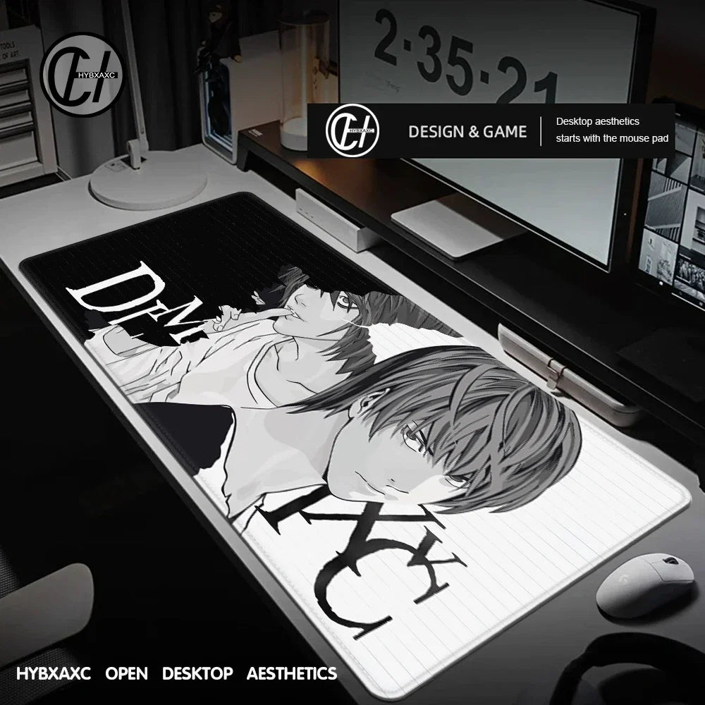 DEATH NOTE Mousepad INS Tide Large Thickened Mouse Pad Oversized Gaming Keyboard Notebook Table Mat for PC Computer Table