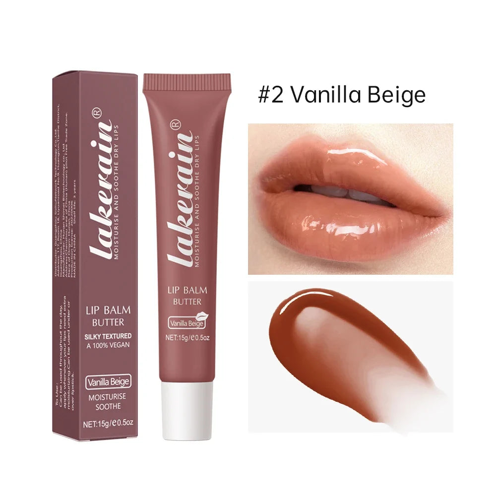 Crystal Lip Balm Butter Moisturizing Lip Gloss Oil Jelly Lipgloss Liquid Lipstick Lip Tint Brown Sugar Cherry Pink Lips Makeup