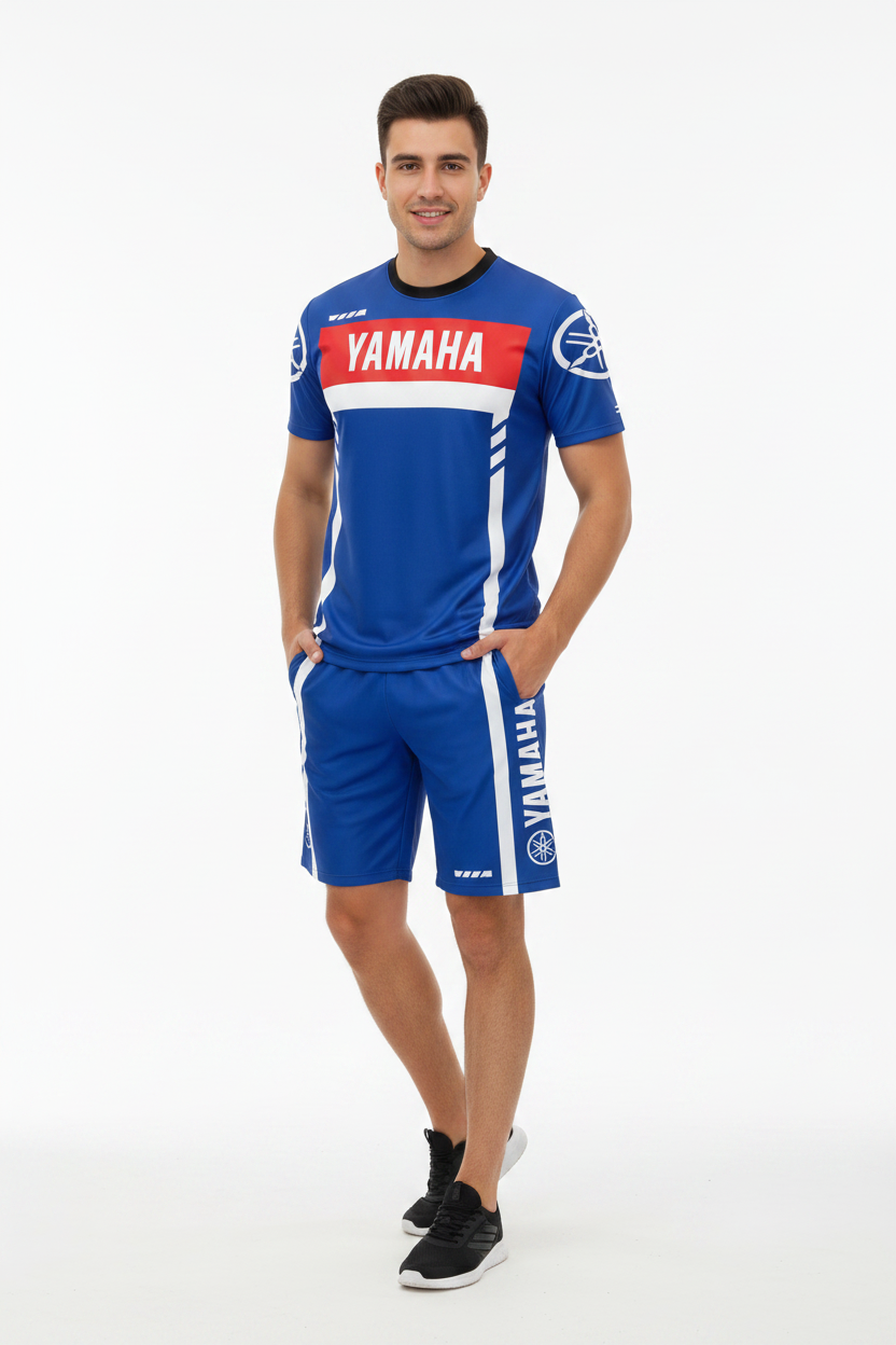 YAMAHA Summer Performance Motorcycle Riding T-Shirt Set