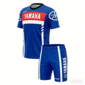 YAMAHA Summer Performance Motorcycle Riding T-Shirt Set